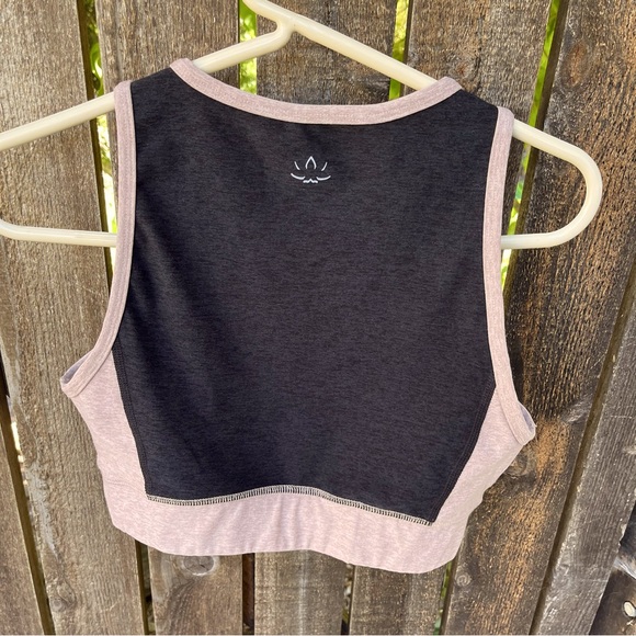 Beyond Yoga Space Dyed On Block Bra In Darkest Night Chai Colorblock Sz S - Picture 3 of 11